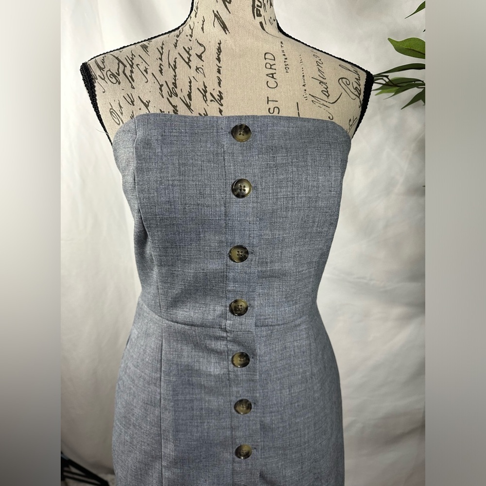 Banana Republic Gray Midi Dress 🌴☀️ - Picture 9 of 14